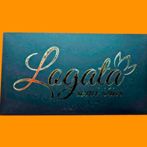 250 Cartão de Visitas Hot Stamping Dourado