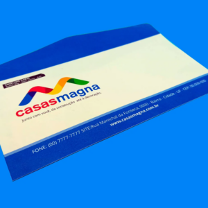 Envelopes Carta Personalizados - Sulfite 90g | Tamanho 23 x 11,3cm