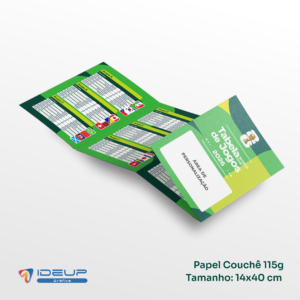 tabela da copa 2026 personalizada | tam 14 x 40cm | 90g