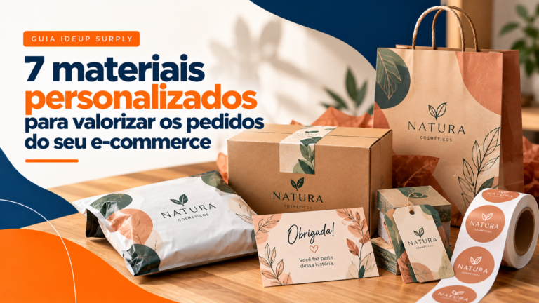 Embalagens personalizadas para e-commerce - IDEUP Supply