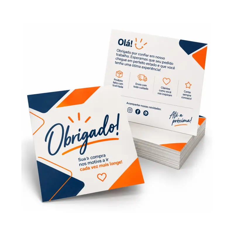 cartao de agradecimento ideup